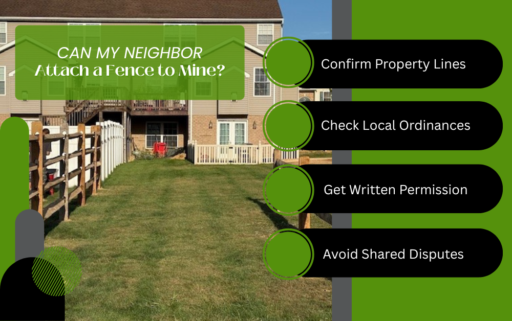 Can My Neighbor Attach a Fence to Mine Infographic